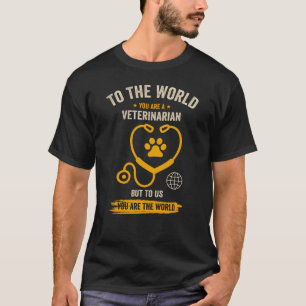 Camiseta El mejor veterinario del mundo: Nuestro héroe que 