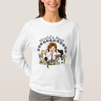 Camiseta El mejor veterinario del mundo - pelo femenino de