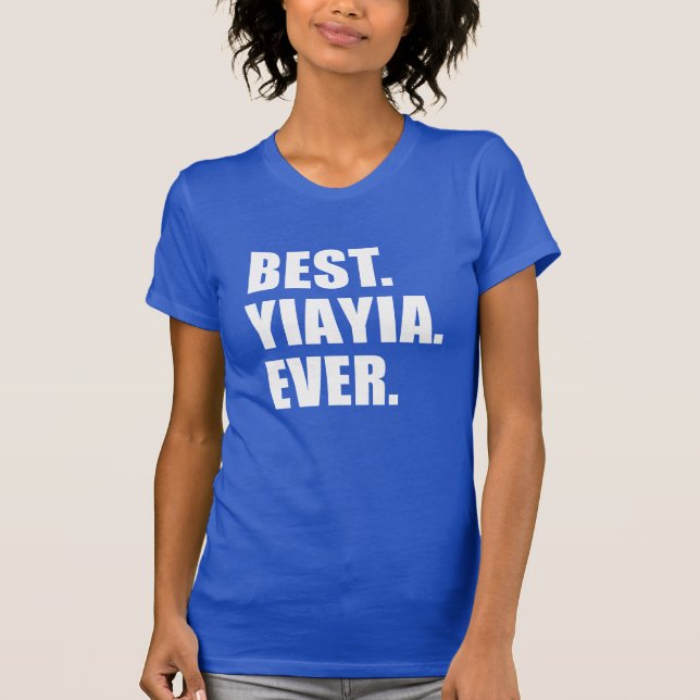 Camiseta El mejor YiaYia nunca (Anverso)