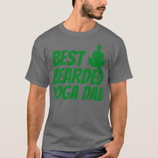 Camiseta El mejor yoga barba papá