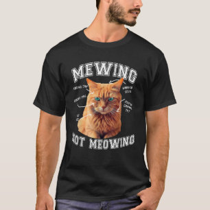 Camiseta El meme de gato masticando no es divertido parece 