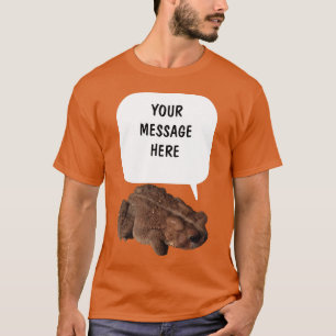 Camiseta El mensaje de Personalizado de la barra de convers