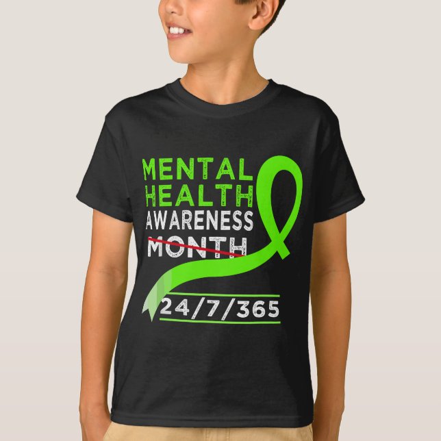 Camiseta El Mes De Concienciación En Salud Mental De Mayo C (Anverso)