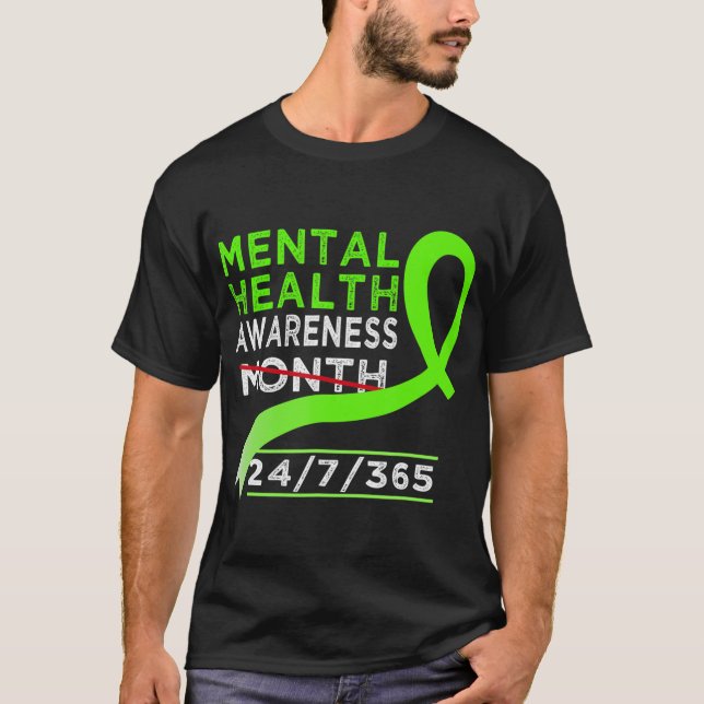Camiseta El Mes De Concienciación En Salud Mental De Mayo C (Anverso)