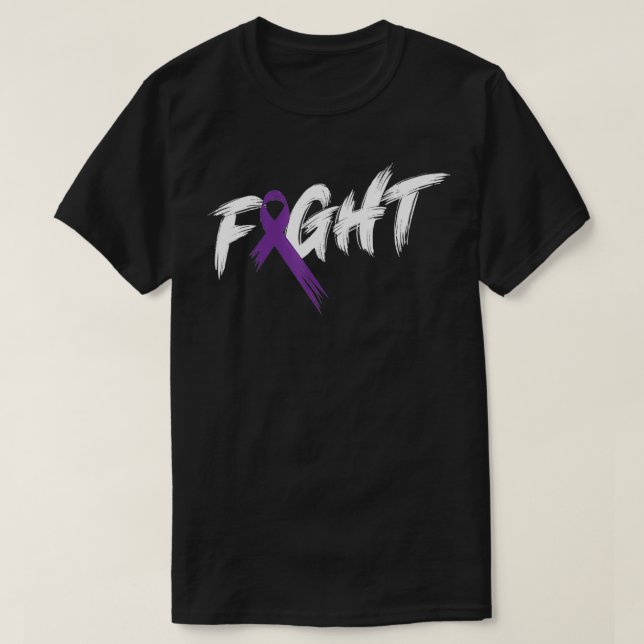 Camiseta El mes de la conciencia de Alzheimer lucha contra  (Diseño del anverso)