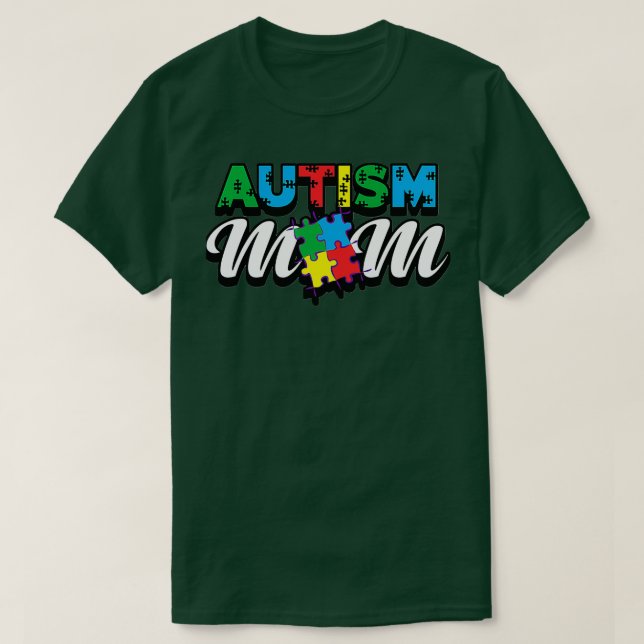 Camiseta El mes de la conciencia del autismo, el orgulloso  (Diseño del anverso)
