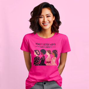 Camiseta El mes de la historia de la mujer en todo el mundo