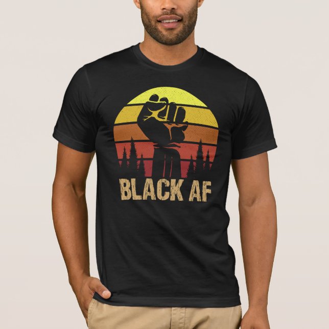 Camiseta El mes de la historia negra de la Guay afroamerica (Anverso)