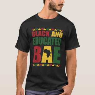 Camiseta El mes de la historia negra y educada, el tiempo d
