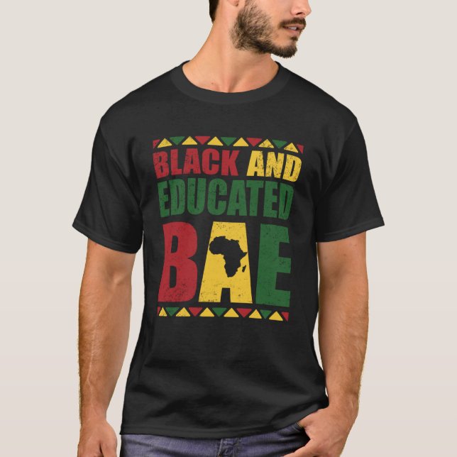 Camiseta El mes de la historia negra y educada, el tiempo d (Anverso)