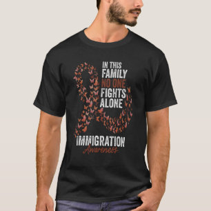 Camiseta El mes de la inmigratoria: mariposas, cinta parda