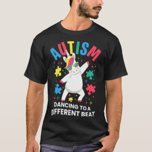 Camiseta El Mes Del Día De Conciencia Del Autismo Bailando 