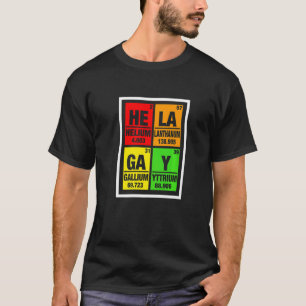 Camiseta El Mes Del Orgullo Gay De Lgbt Los Elementos Hela 