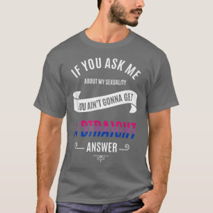 Camiseta El mes del orgullo LGBTQ no puede responder direct