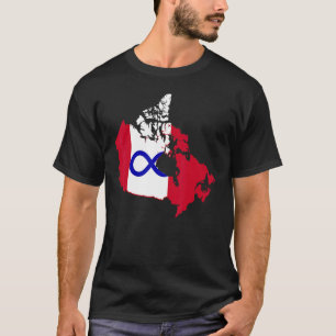 Camiseta El Métis De Canadá Pueblo Métis Símbolo Metis Cana