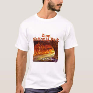 Camiseta El metro, el parque nacional de Zion