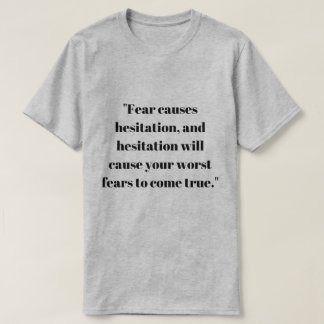Camiseta El miedo a romper el punto de los hombres causa du