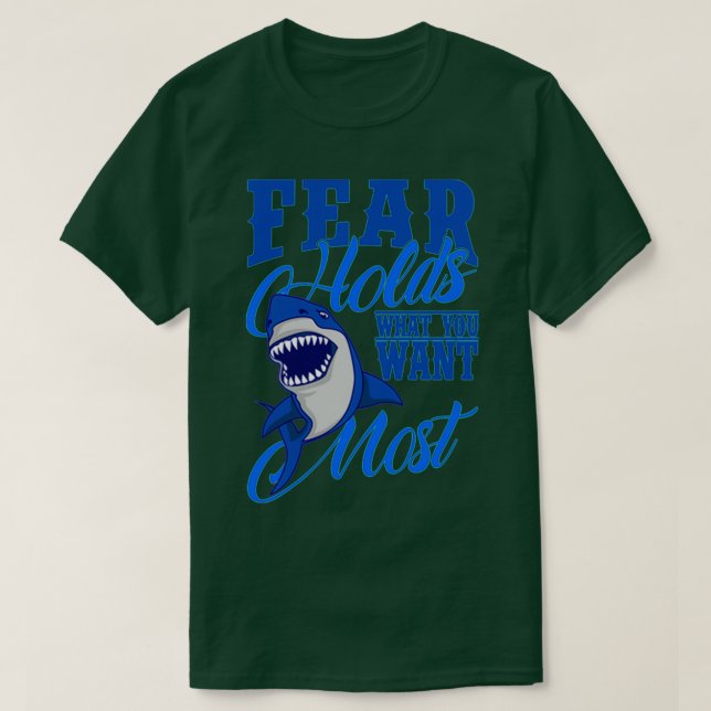 Camiseta El miedo al buceo sostiene lo que más quieres (Diseño del anverso)