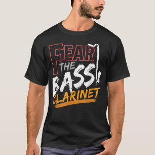 Camiseta El miedo al burdo instrumento musical del Clarinet