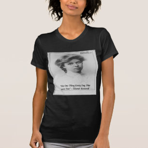 Camiseta "El miedo es algo que se desvanece cuando empiezas