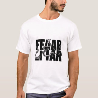 Camiseta El Miedo Es Una Tee De Serpiente Mentirosa