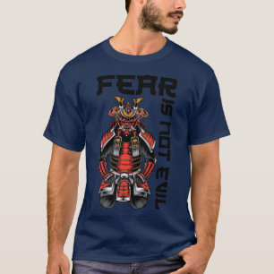 Camiseta El Miedo No Es Malvado Anime Ninjas Katanas Samura