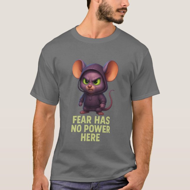 Camiseta El Miedo No Tiene Energía - Tee De Diseño De Monst (Anverso)
