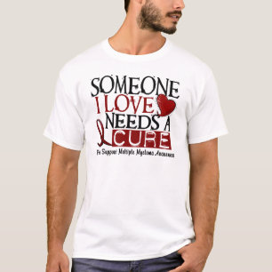 Camiseta El mieloma múltiple NECESITA una CURACIÓN 1