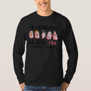 Camiseta El miércoles, Fantasma, Usamos Escuadrón De Educad