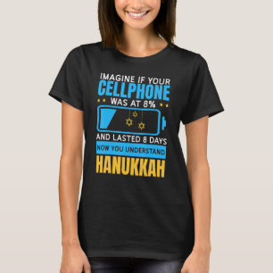 Camiseta El milagro de Hanukkah Chanukah explicado 8 días d