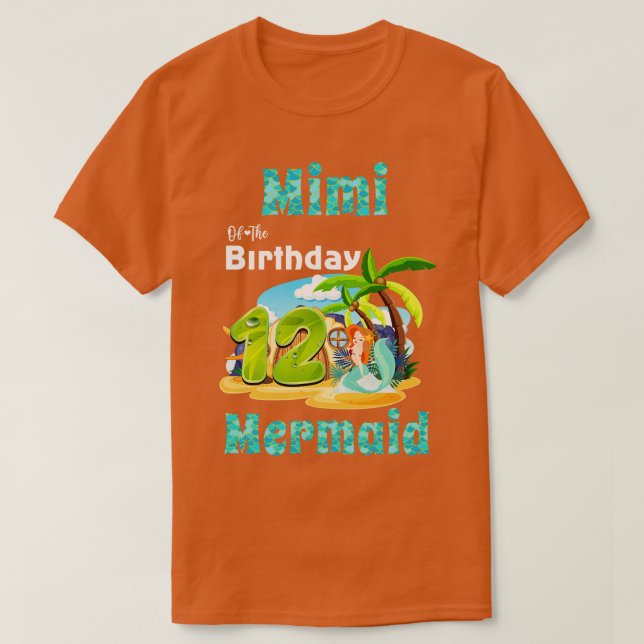 Camiseta El Mimi Cuto De Los Duodécimos Cumpleaños (Diseño del anverso)