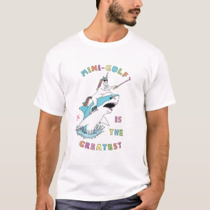 Camiseta El Mini Golf Es El Mayor Tiburón Que Monta En Uni