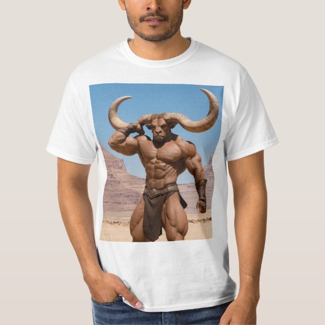 Camiseta El Minotauro: Mito y Magia en Tu Estilo (Anverso)