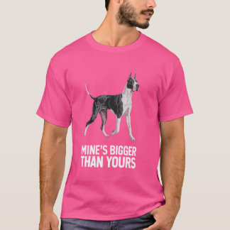 Camiseta El mío es más grande que el tuyo de perro dulce gr