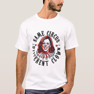 Camiseta El mismo circo diferente payaso Funny Kamala Harri