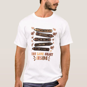 Camiseta El mismo corazón en el mes de la historia negra de