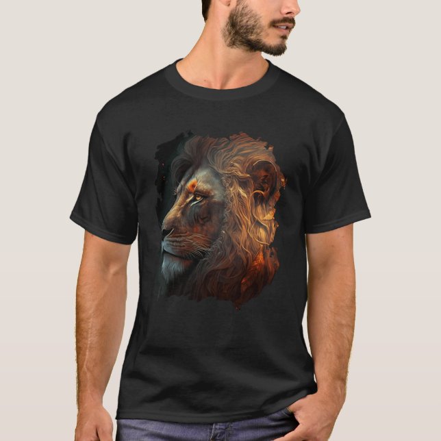 Camiseta El místico y fuerte rey de la naturaleza (Anverso)