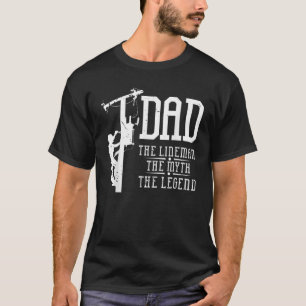 Camiseta El mito de la leyenda papá el regalo divertido de