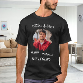 Camiseta El mito del hombre de la foto se llama divertido n
