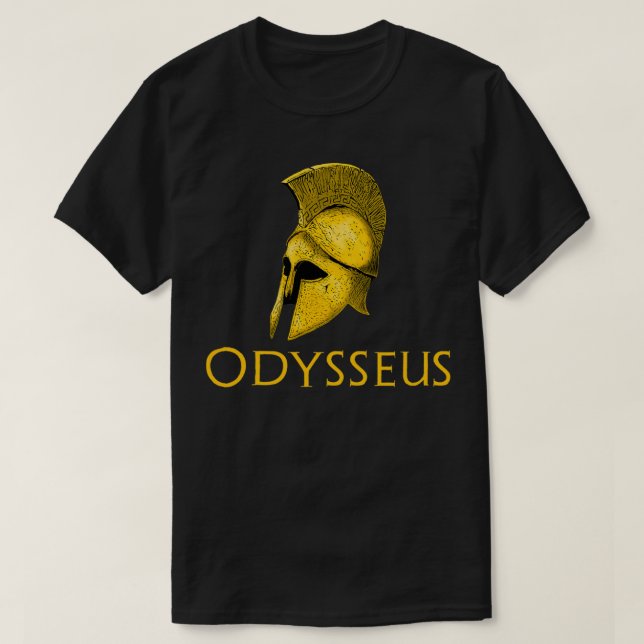 Camiseta El mito épico griego antiguo, Odysseus, guerra de  (Diseño del anverso)