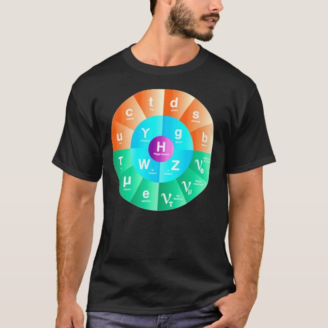 Camiseta El Modelo Estándar De Física De Partículas (Anverso)