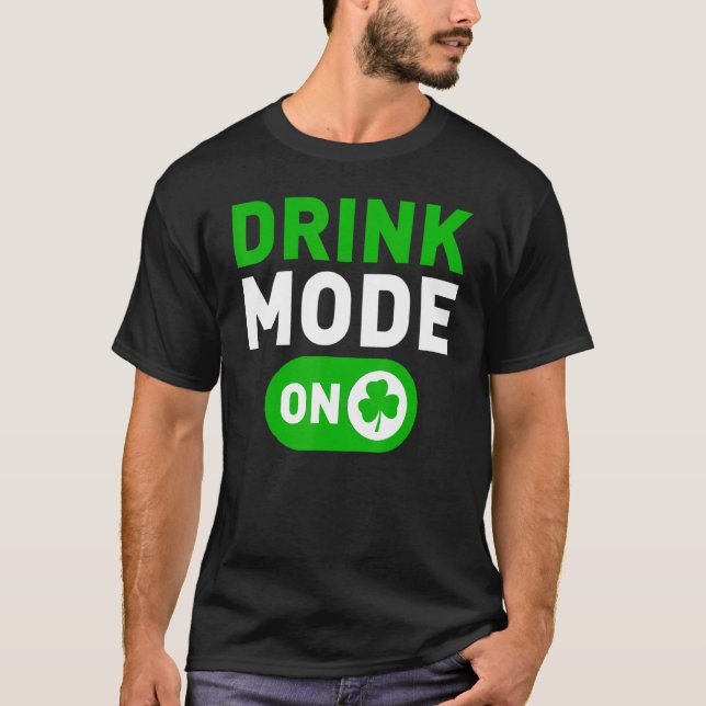 Camiseta El modo de beber en el divertido Día de San Patric (Anverso)