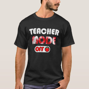 Camiseta El Modo De Enseñanza De Tejido De Tejido Se Alegra