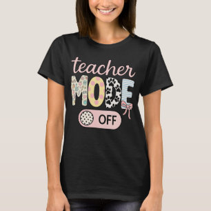 Camiseta El Modo De Maestros No Es Feliz El Último Día Del