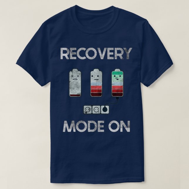 Camiseta El Modo De Recuperación En La Graciosidad Se Convi (Diseño del anverso)