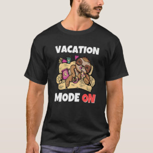 Camiseta El Modo De Vacaciones En Rango Para Los Vacantes Y