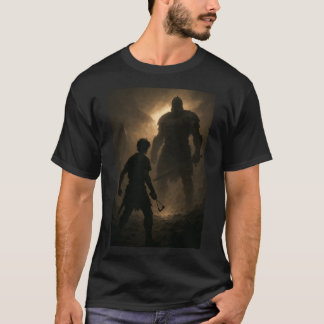 Camiseta El Momento Antes del Golpe David vs Goliath retr