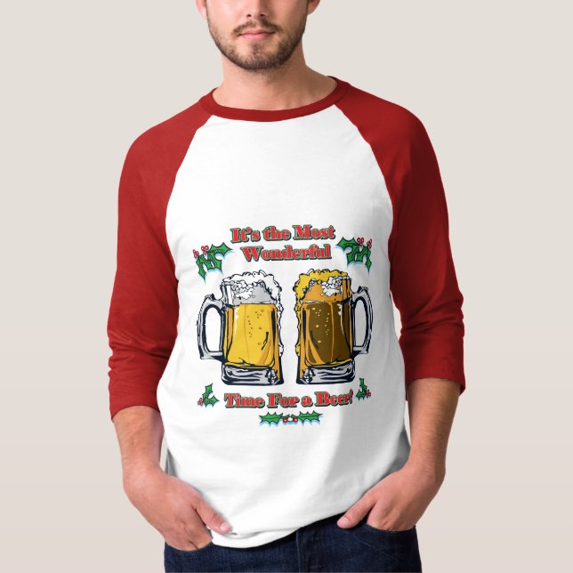 Camiseta El momento más maravilloso para una cerveza (Anverso)