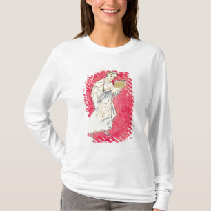 Camiseta El monje Ruodprehet que presenta su libro