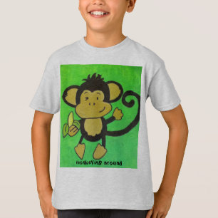 Camiseta el monkeying alrededor